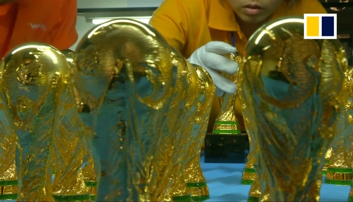 Inside the World Cup trophy factory