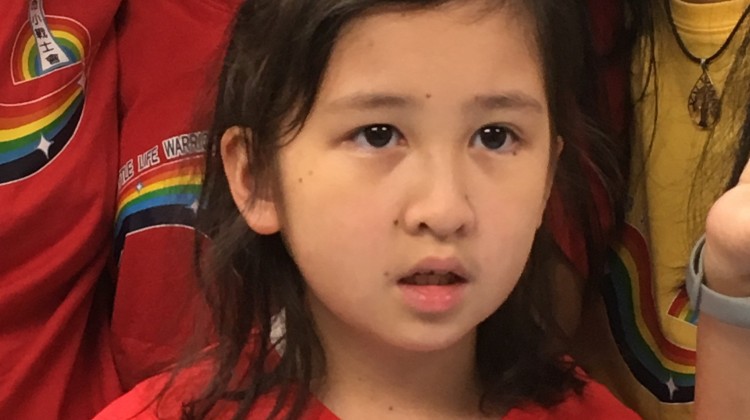 Nam Nam Cheung, now 12 years old, was diagnosed with brain cancer aged two.