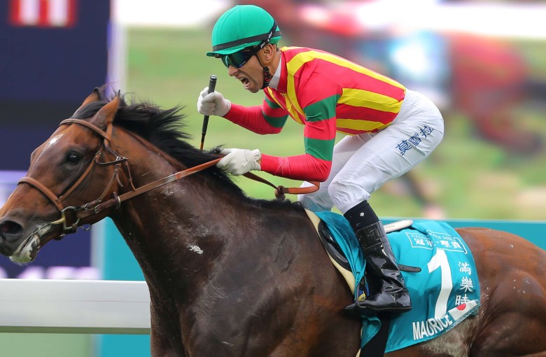 Maurice will be a plum ride for Tommy Berry as the “Magic Man” Joao Moreira will attest to after winning the Champions Mile this month aboard the Japanese superstar. Photos: Kenneth Chan