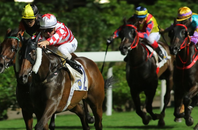 While some participants have already started their summer holiday, the Australian jockey shines brightly under the city lights for the last time in 2016-17