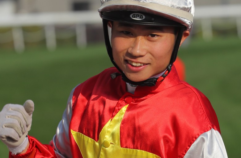 Dylan Mo after Wah May Star’s win on international day. Photos: Kenneth Chan.