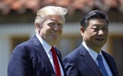 US President Donald Trump (left) pictured with Xi Jinping during their summit in Florida in April. Photo: Associated Press