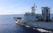 China’s naval supply ship Chaohu takes part in the exercise in the Indian Ocean. Photo: Xinhua China’s naval supply ship Chaohu takes part in the exercise in the Indian Ocean. Photo: Xinhua