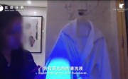 A researcher carries out hygiene checks in a five-star hotel room in this image taken from the consumer rights group’s video. Photo: Handout