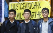The US politicians nominated Joshua Wong (left), Nathan Law (centre) and Alex Chow (right) for the prestigious award. Photo: Winson Wong