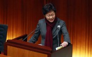 Carrie Lam at Wednesday’s question time in the legislature. Photo: Nora Tam