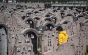 A woman pays her respects to the deceased during the Ching Ming (or Qing Ming) festival last Friday, at a cemetery in Shanghai. It is customary for Chinese people to tend to the graves of their departed loved ones during Ching Ming. Photo: AFP A woman pays her respects to the deceased during the Ching Ming (or Qing Ming) festival last Friday, at a cemetery in Shanghai. It is customary for Chinese people to tend to the graves of their departed loved ones during Ching Ming. Photo: AFP