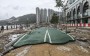 Tseung Kwan O Waterfront Park is left destroyed by Typhoon Mangkhut. Photo: Sam Tsang