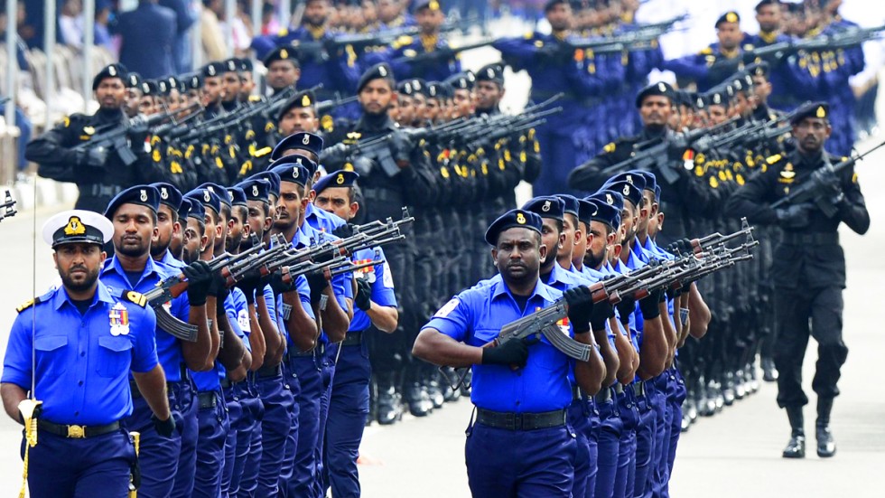 Sri Lankan president presides over slimmed down Independence Day parade | South China Morning Post