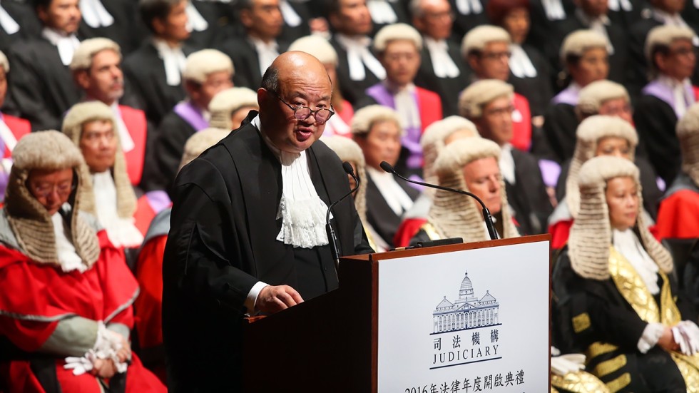 Hong Kong chief justice defends judicial reviews after stinging