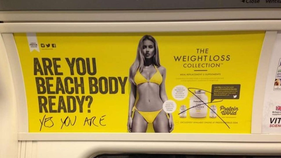 Body Shaming Ads Are Banned From London Transport Mayor Says They Are 3585
