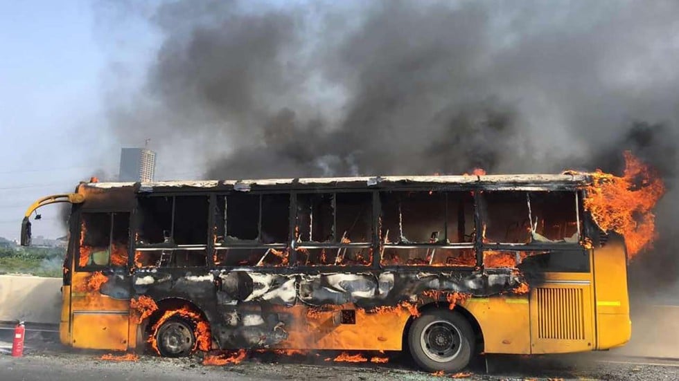 Image result for burning busses in south africa