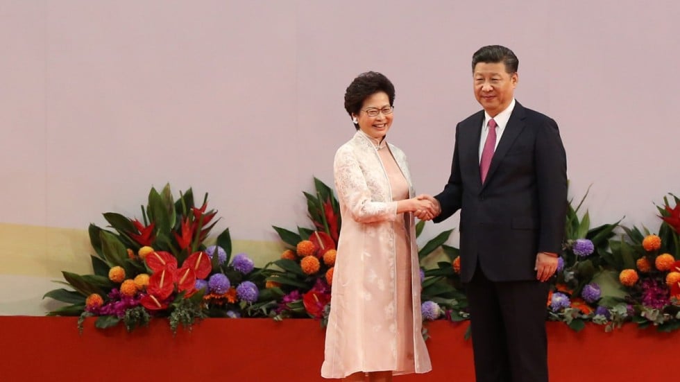 carrie lam defends chinese minister