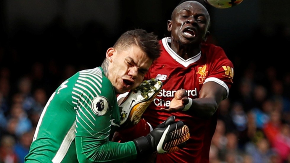 Sadio Mane sees red for wild challenge as five-star Man City run riot