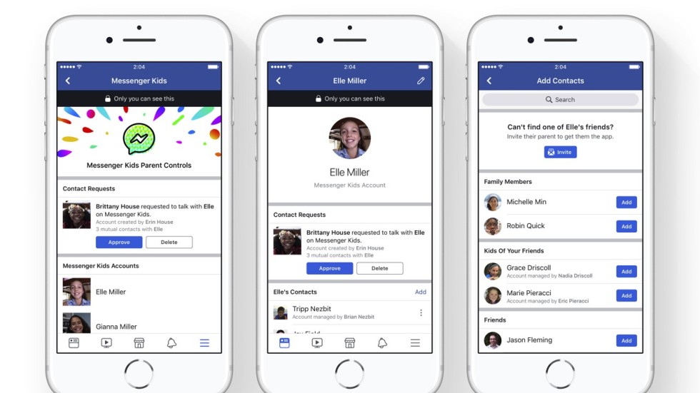 facebook unveils app for children under 13 years old south china