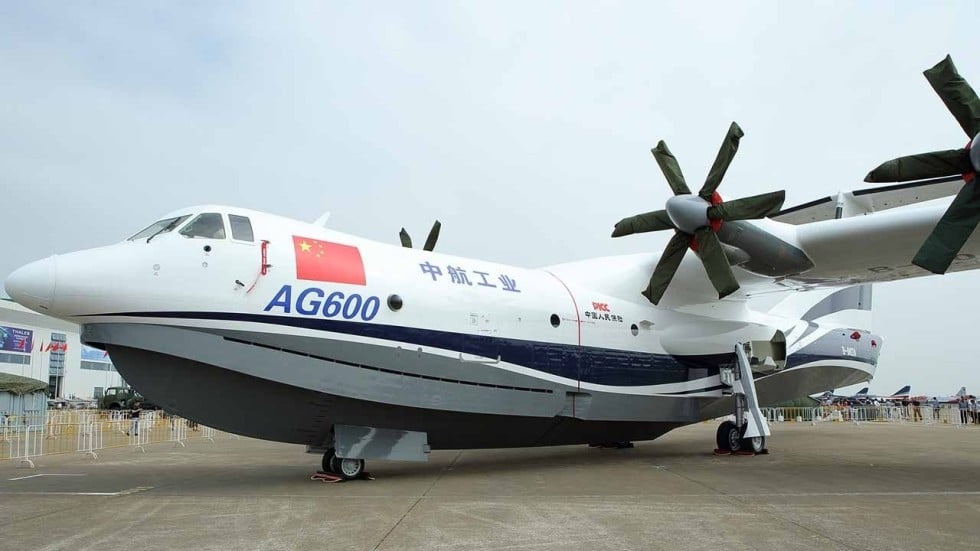 Image result for China delivers its domestically developed AG600, world's largest amphibious aircraft by 2022