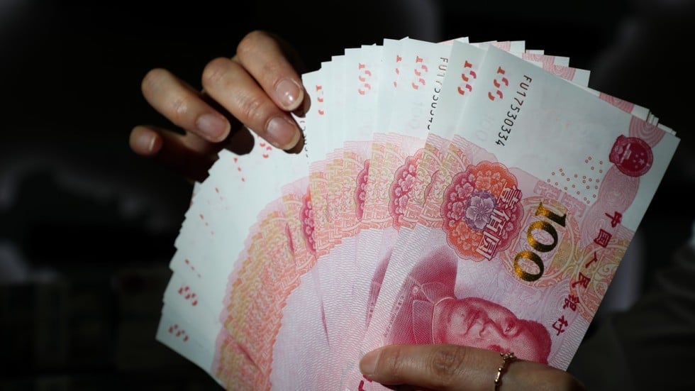 Demand for yuan notes is declining, but the printers are increasingly busy with orders for foreign currency. Photo: Bloomberg