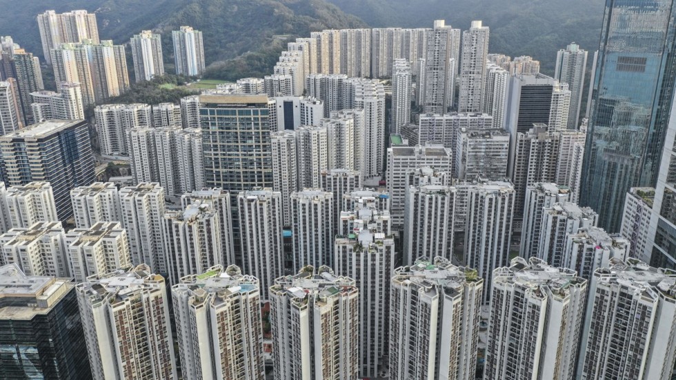 Hong Kong home prices fall 2.4 per cent in October, marking a third
