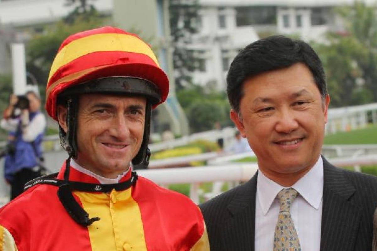 Douglas Whyte and Peter Ho savour their Class Four win. Photo: Kenneth Chan