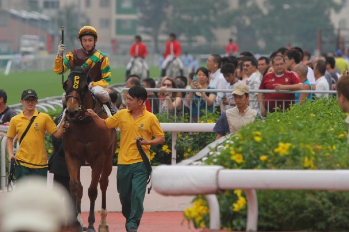 A tip to let Dane Patrol relax helped Dicky Lui take race eight. Photo: Kenneth Chan