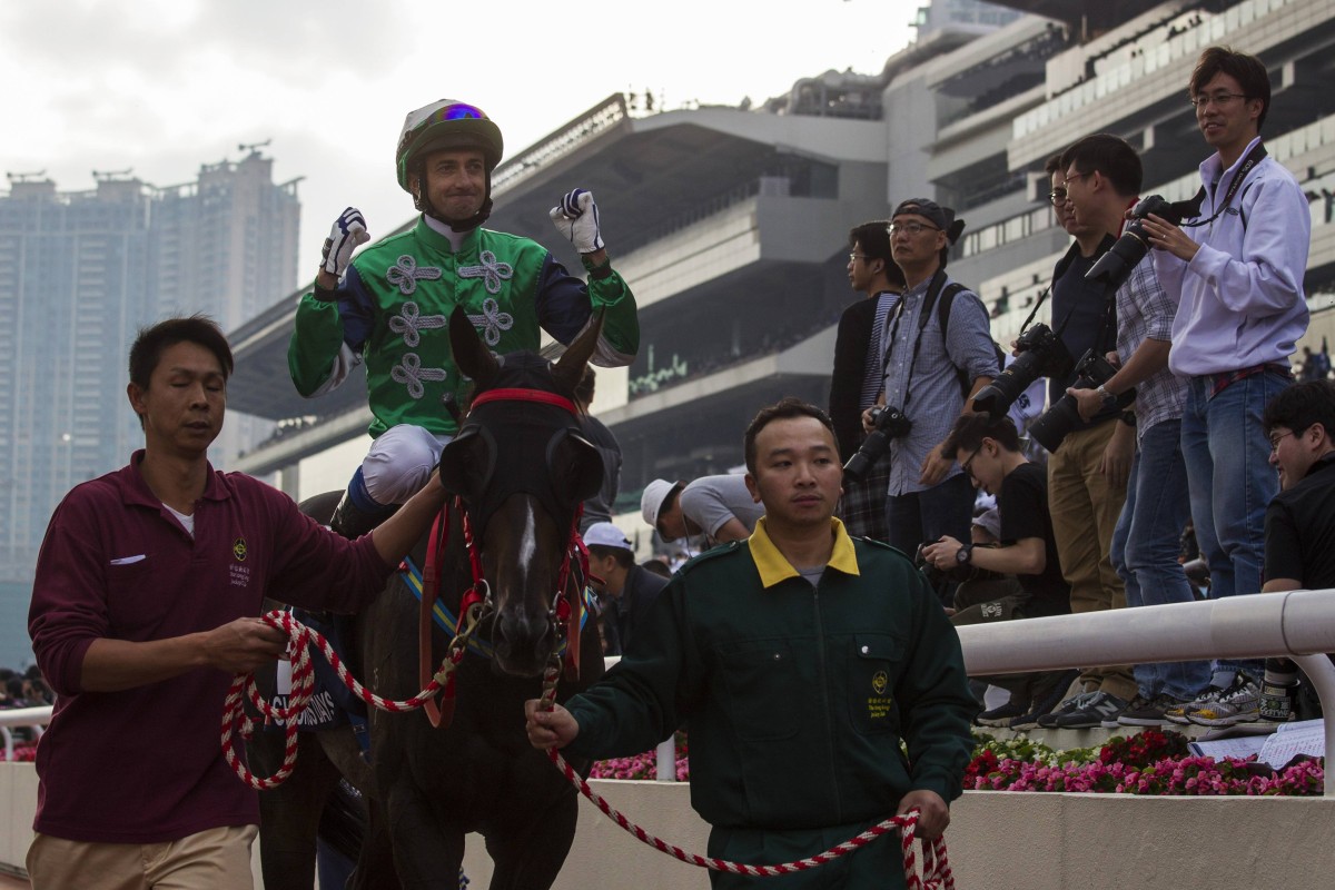 Douglas Whyte is delighted with the victory.
                        