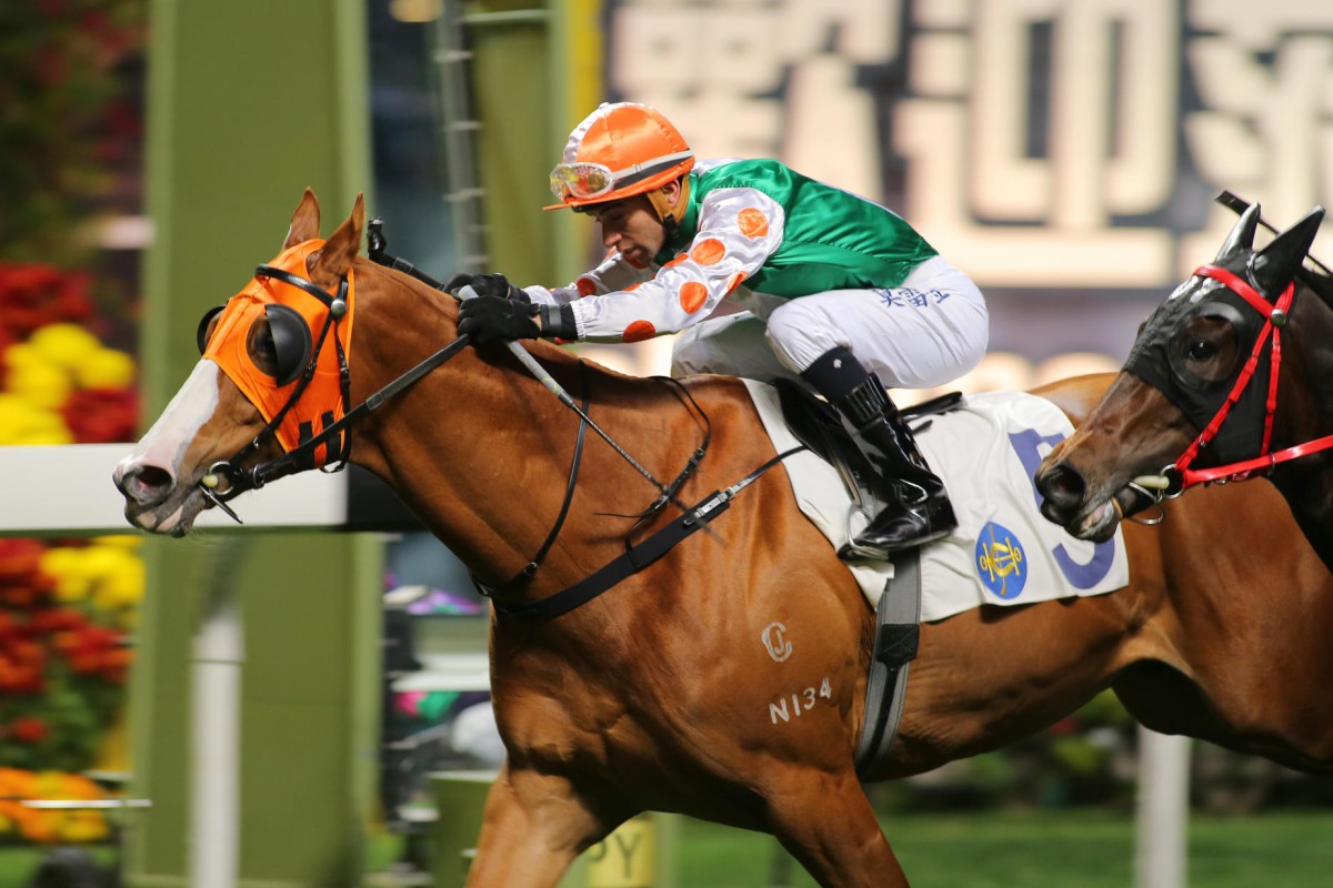 Call Me Achiever benefited from the Moreira magic, scrambling in for favourite backers at the Valley two weeks ago. Photo: Kenneth Chan