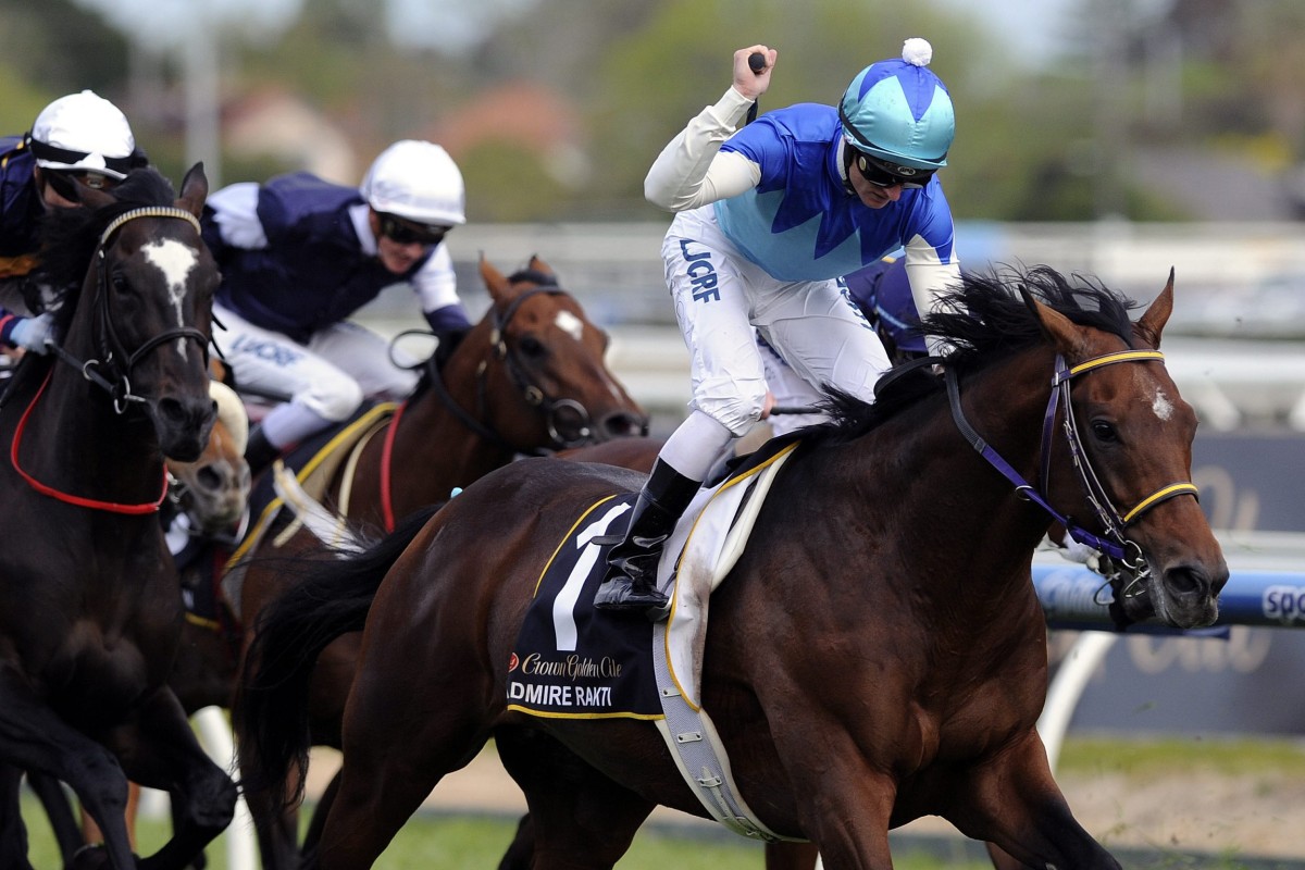 Caulfield Cup winner Admire Rakti is nominated for the Vase at the Hong Kong International Races. Photo: EPA