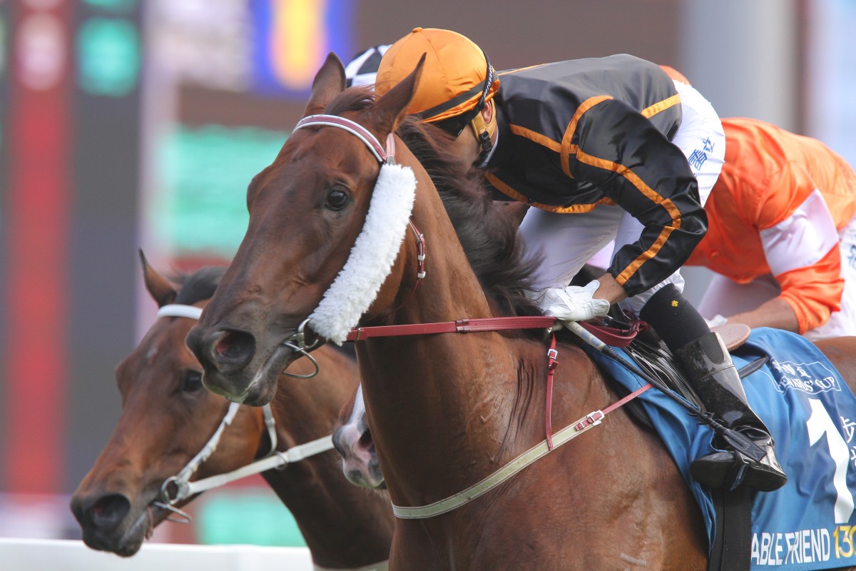 It could not have been any easier for Able Friend as he cast aside his Stewards' Cup rivals.
