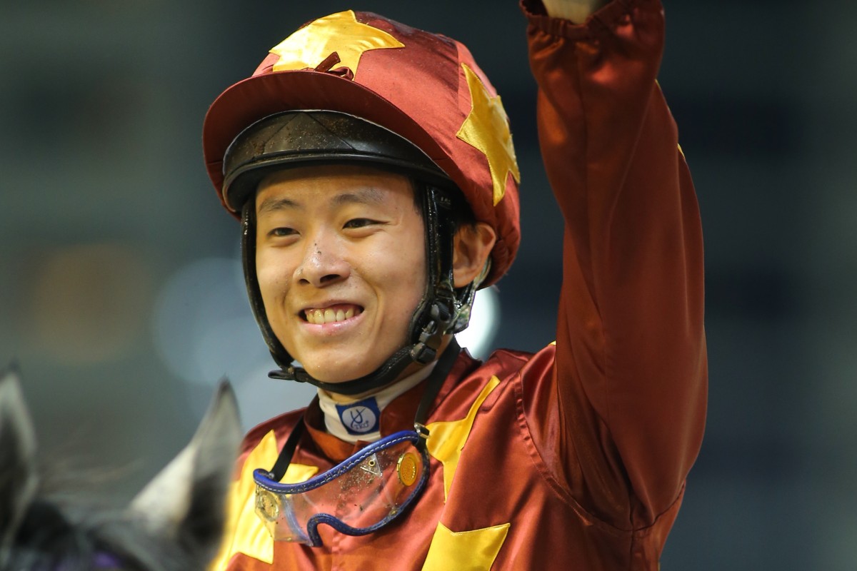 Alex Lai is all smiles after Golden Chopsticks' victory. 
                        