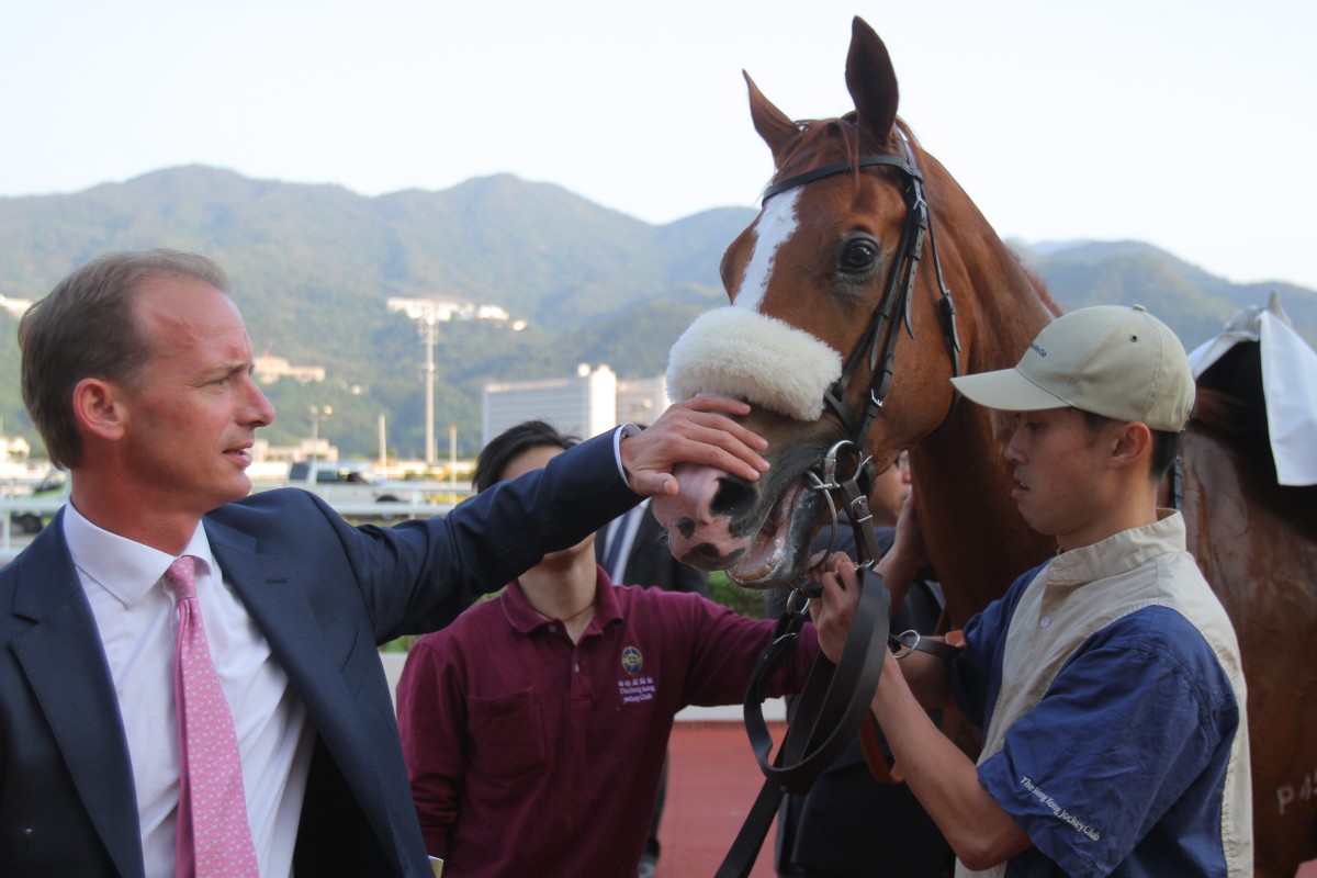 Richard Gibson sends Gold-Fun out for the third time on international day, but hopes today will be his first victory. Photo: Kenneth Chan