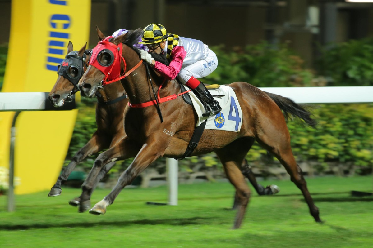 Lucky Profit wins in December under Joao Moreira, the one time the Brazilian hopped aboard. Photo: Kenneth Chan