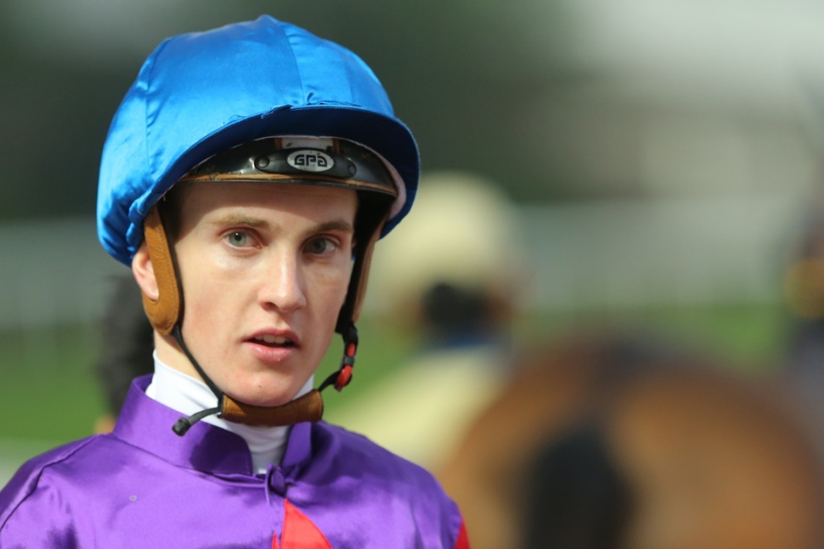 Chad Schofield was a nose away from winning four races on the 10-event Sha Tin card. Still, he dominated the Jockey Challenge and cemented his place in the Hong Kong jockey ranks. Photo: Kenneth Chan