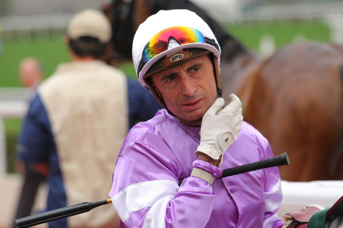 Gerald Mosse rode a double on Sunday to keep his hopes alive of riding in Hong Kong beyond May. Photo: Kenneth Chan
