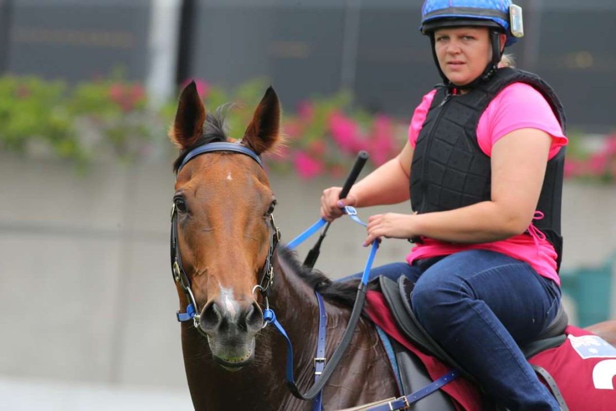 Buffering was impressive during his final gallop on Tuesday. Photos: Kenneth Chan