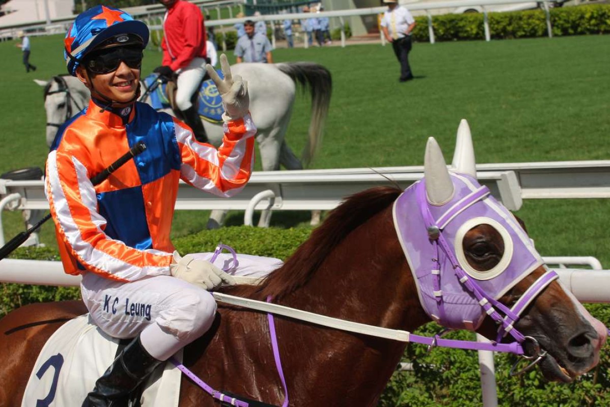 Derek Leung is still in the picture for the Tony Cruz Award after a double. Photo: Kenneth Chan