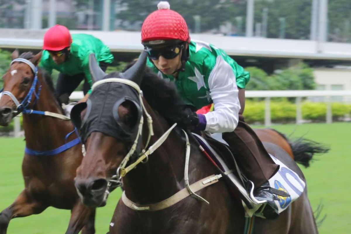 Pakistan Star ridden by Matthew Chadwick during a trial at Happy Valley. Photo: SCMP Pictures