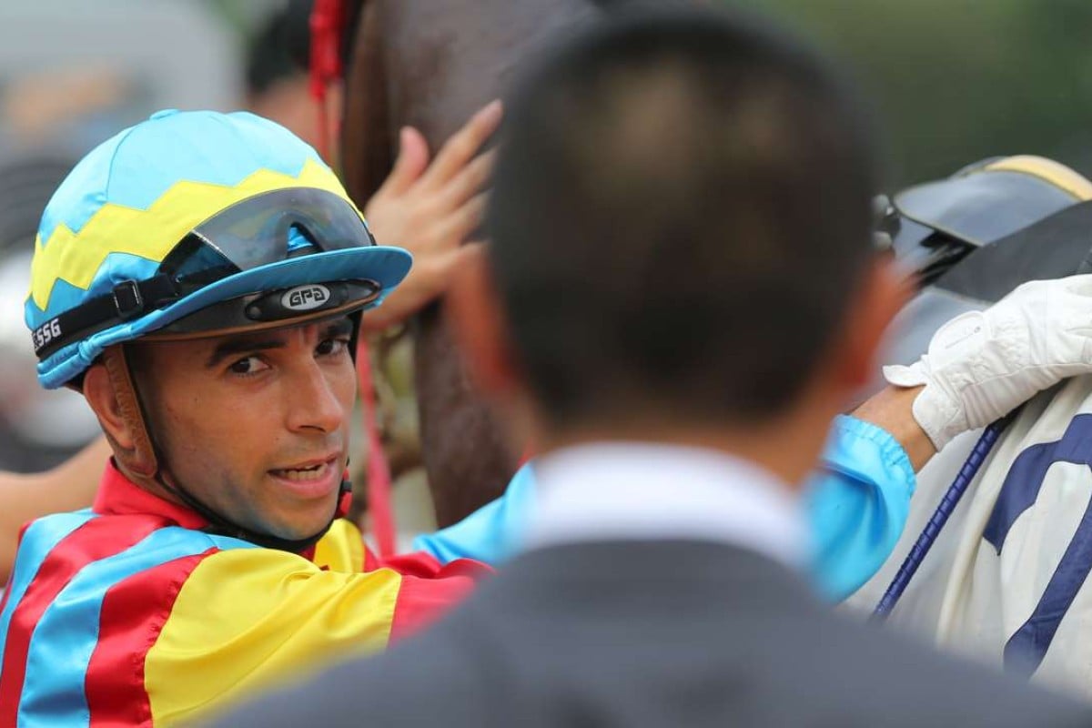Joao Moreira hopes the Jockey Club’s decision to not allow him to ride Vadamos in the Cox Plate because of Typhoon Haima won’t hinder his opportunities in the future. Photos: Kenneth Chan