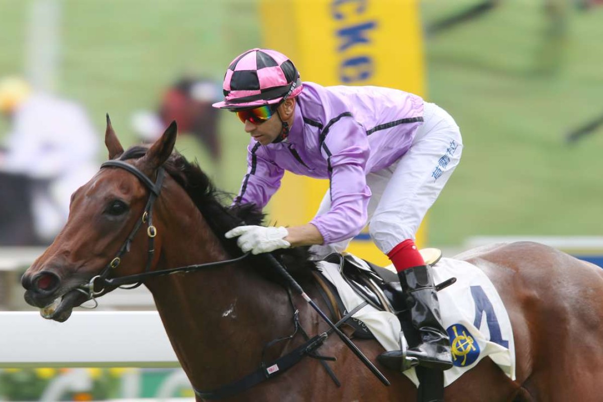 Who Else But You wins for Joao Moreira last year. Photos: Kenneth Chan