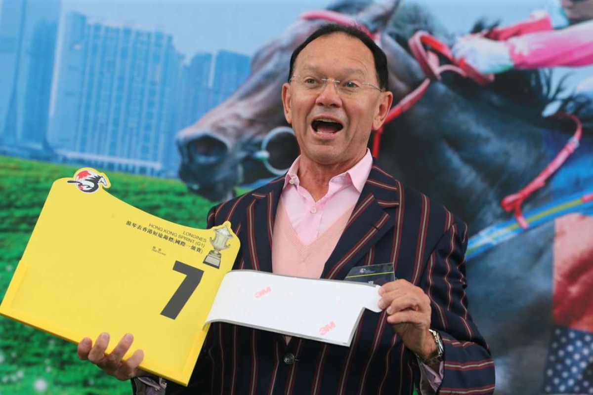 Former Hong Kong jockey and current Sydney trainer Gary Moore is a chance to bring his horse Takedown for the Hong Kong Sprint. Photos: Kenneth Chan