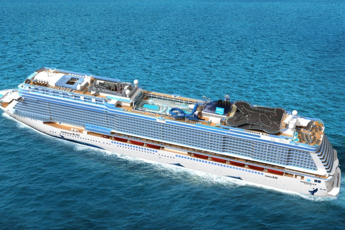 Norwegian's new cruise ship boasts outdoor go-karting ...