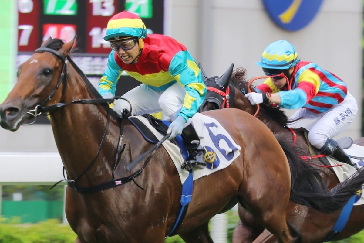 Matthew Poon guides Solar Hei Hei to victory at Sha Tin in July. Photos: Kenneth Chan