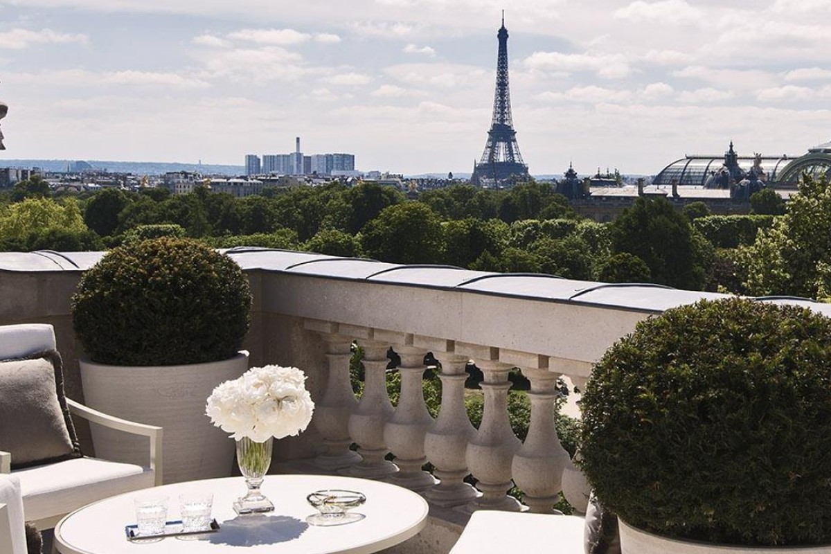 View from the terrace. Photo: Hôtel de Crillon, A Rosewood Hotel