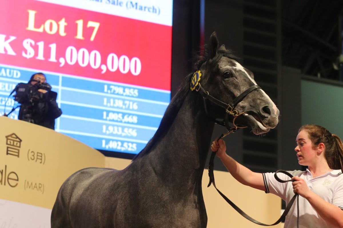 Lot 17 was sold for HK$11 million. Photo: Kenneth Chan