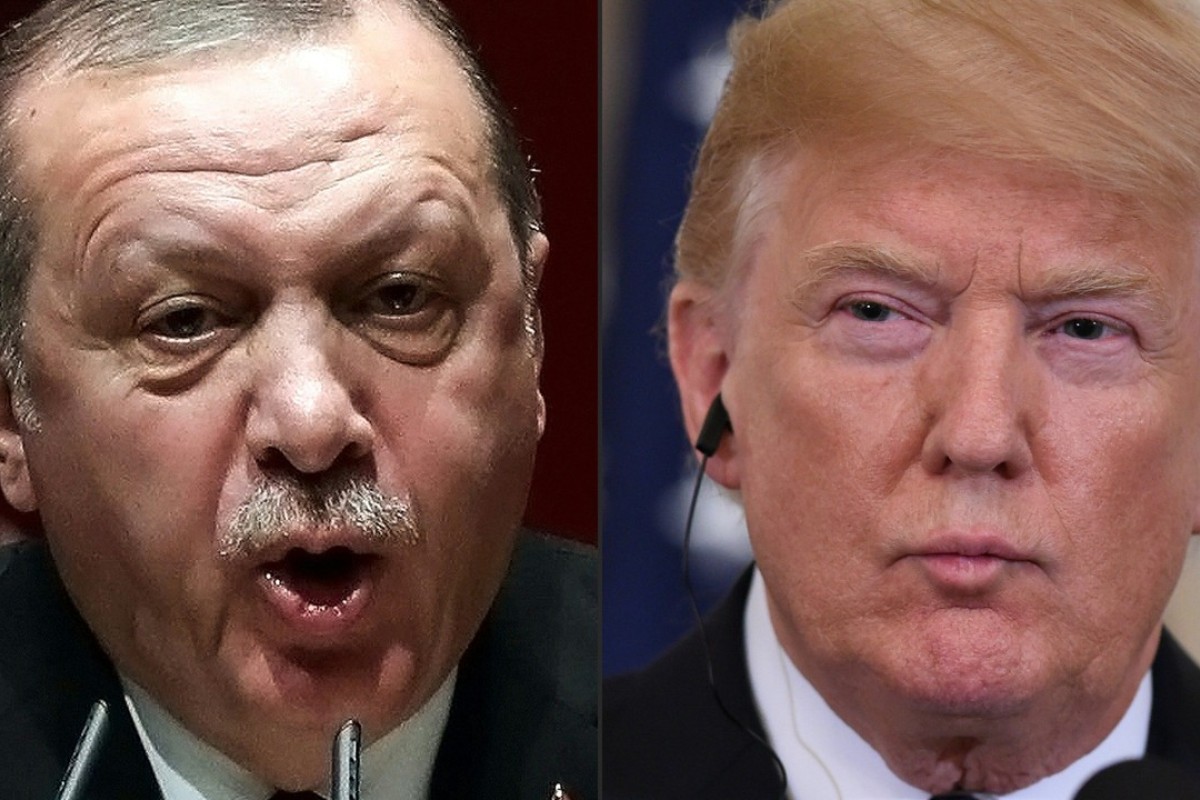 El presidente turco Recep Tayyip Erdogan y su homÃ³logo estadounidense, Donald Trump.  Foto: AFP