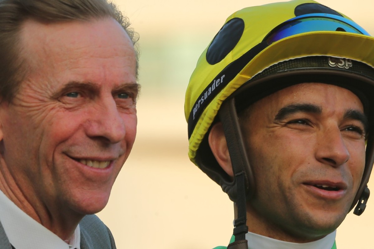 John Size and Joao Moreira celebrate a winner. Photos: Kenneth Chan