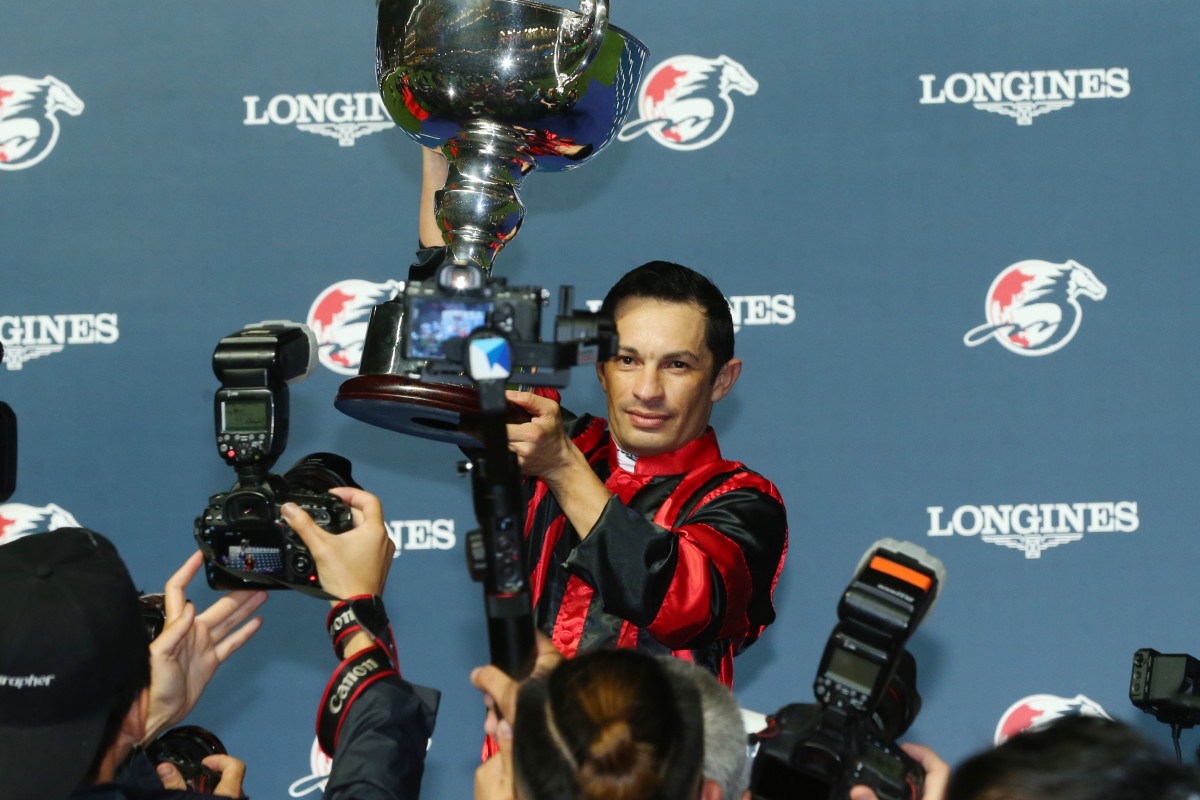 Silvestre de Sousa wins the Longines International Jockeys’ Championship.