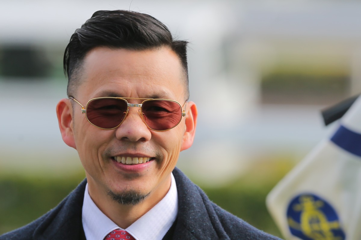 Frankie Lor is all smiles after training one of his 21 winners this season. Photos: Kenneth Chan