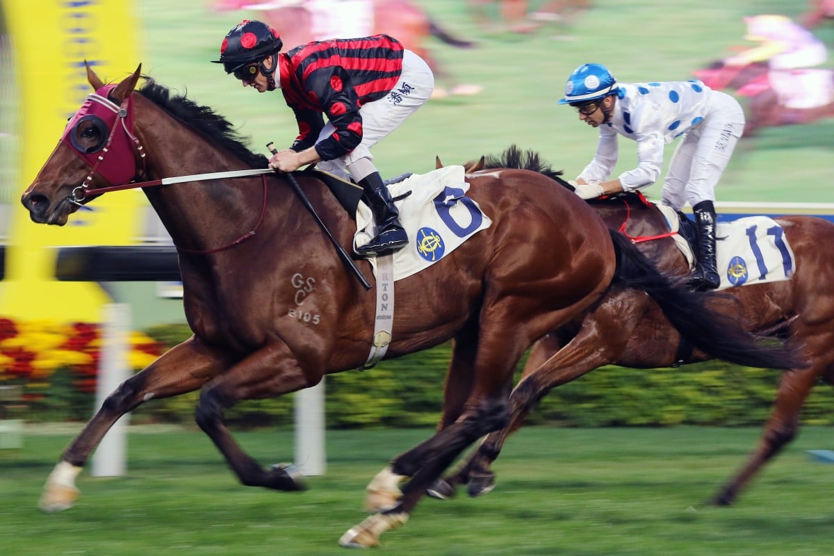 Good Standing coasts home for his first win in Hong Kong. Photos: Kenneth Chan