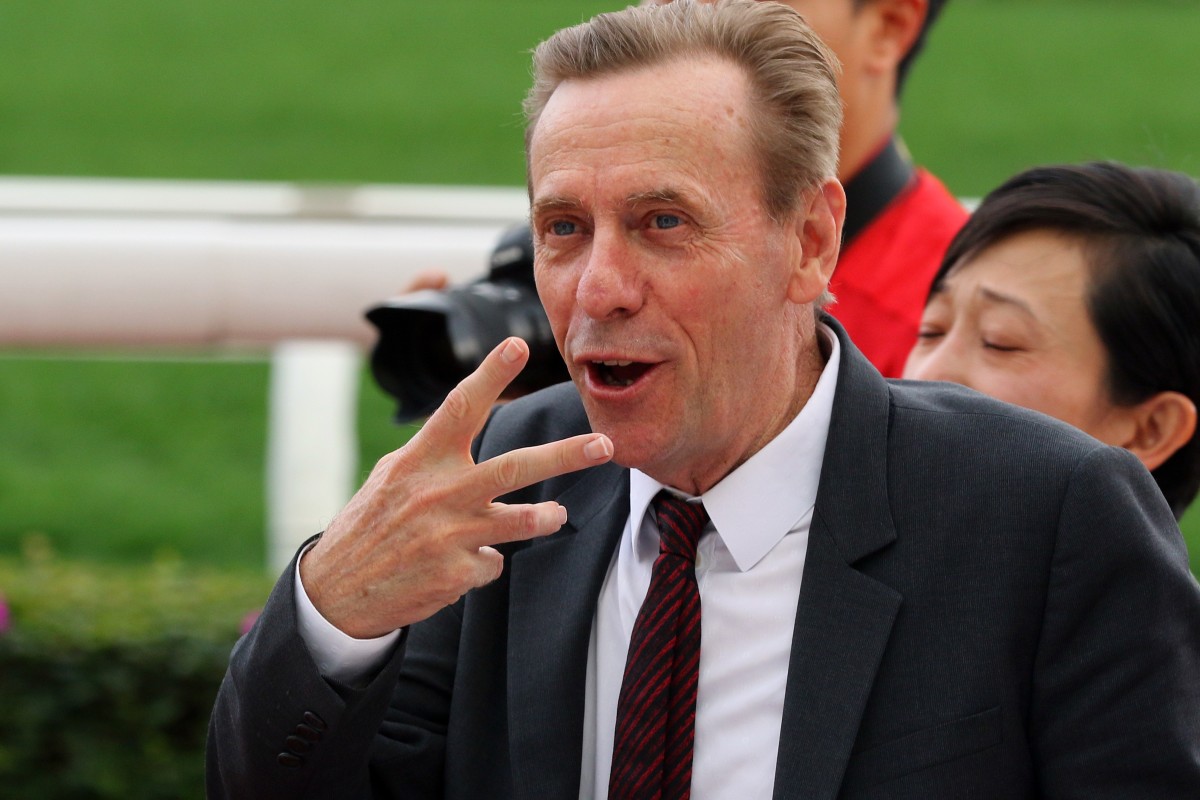 John Size is all smiles after training a winner this season. Photos: Kenneth Chan