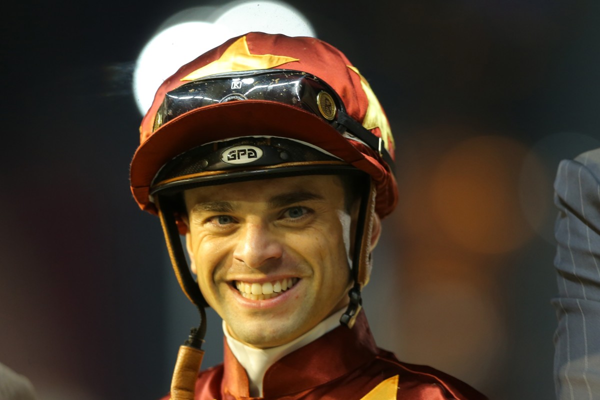 Umberto Rispoli is looking forward to riding Shining Gem on Wednesday. Photos: Kenneth Chan